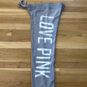 PINK drawstring sweatpants